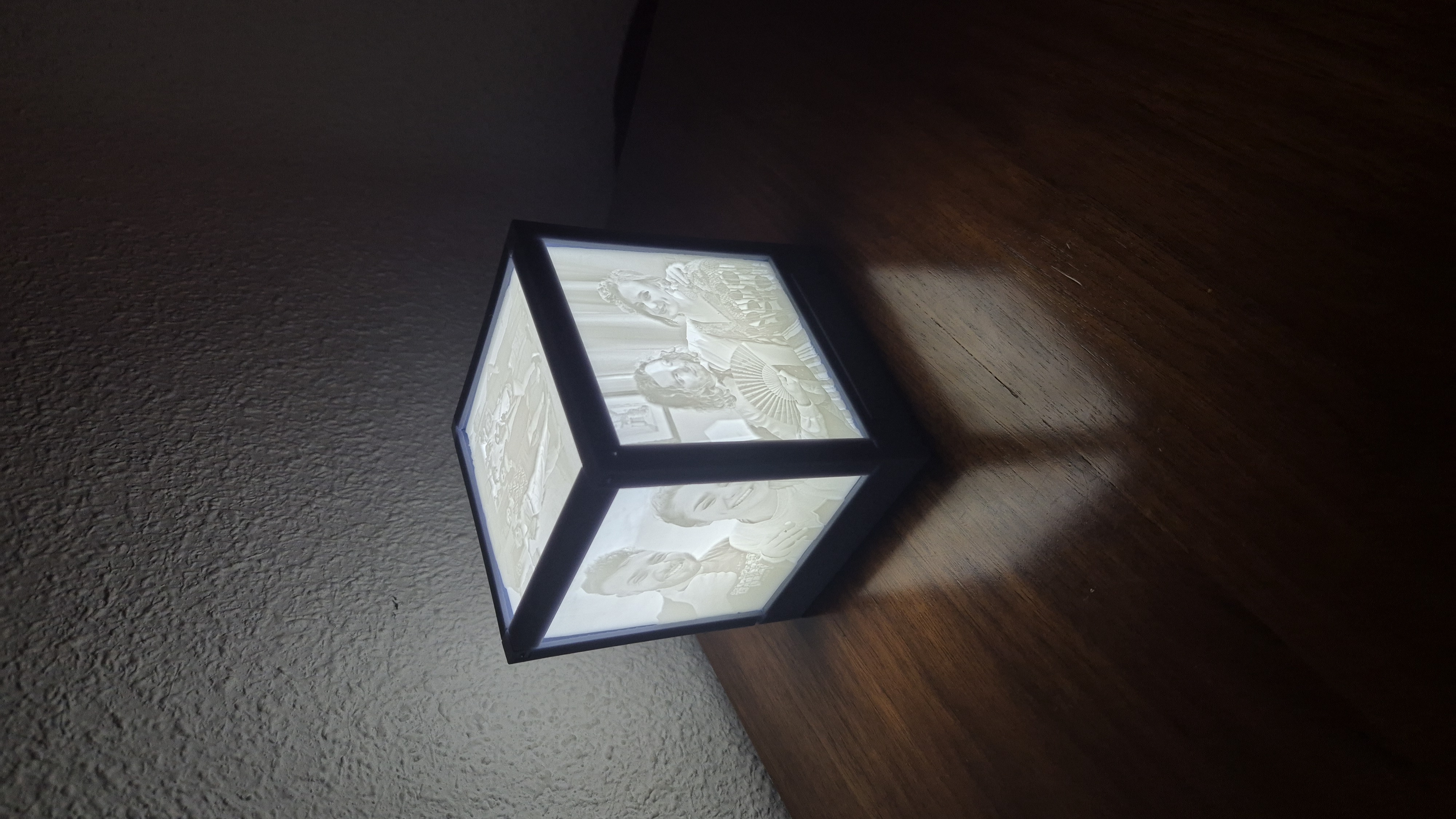 Custom Litophany Cube